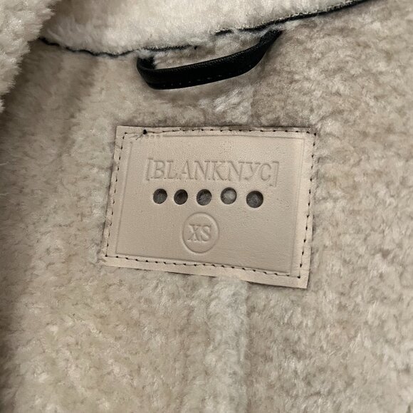 BLANK NYC Sherpa Bonded Leather Jacket - Picture 3 of 3